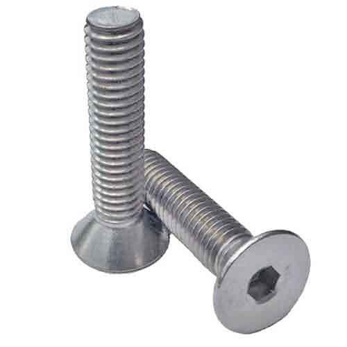 FSCS38112S 3/8"-16 X 1-1/2" Flat Socket Cap Screw, Coarse, 18-8 Stainless
